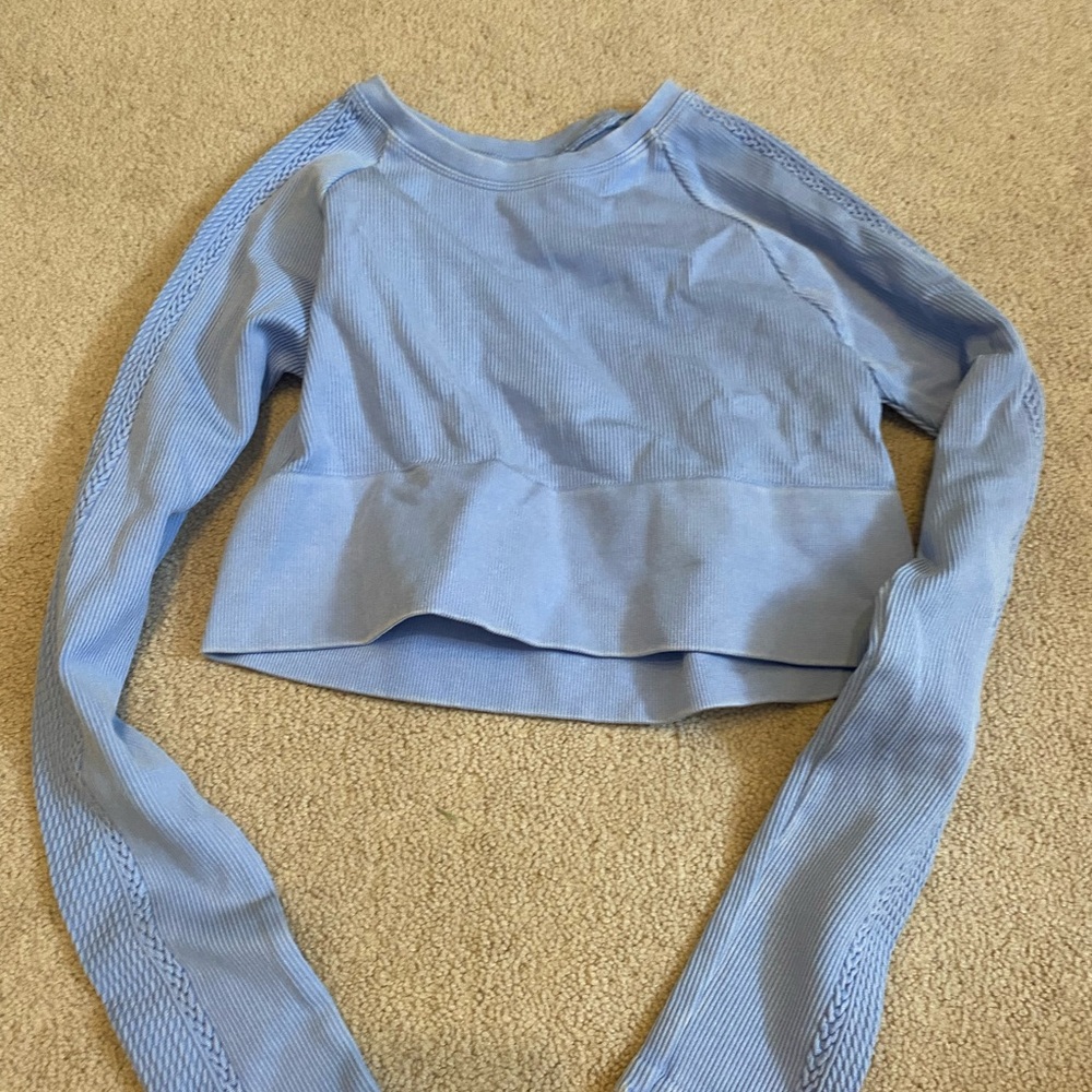 aerie braided activewear top